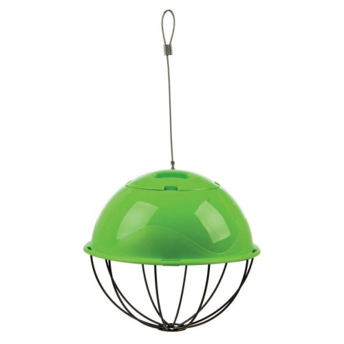 TRIXIE metalowa piłka na siano 16cm TX-61072 zielona.jpg