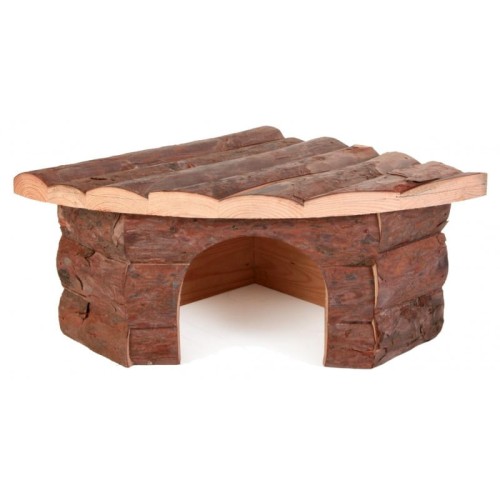 TRIXIE drewniany domek narożny dla świnki morskiej JESPER TX-62042.jpg