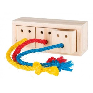 TRIXIE drewniana zabawka na przysmaki