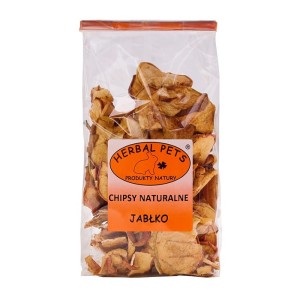 HERBAL PETS chipsy naturalne - jabłko 100g